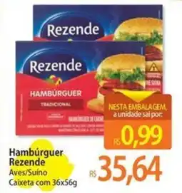 Atacadão Hambúrguer Rezende oferta
