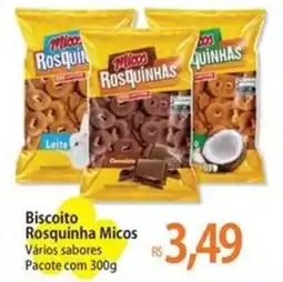 Atacadão Biscoito Rosquinha Micos oferta