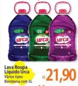 Atacadão Lava Roupa Líquido Urca Vários tipos Bombona oferta
