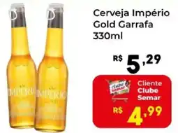 Semar Supermercado Cerveja Império Gold Garrafa oferta