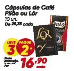Dia Cápsulas de Café Pilão ou Lór oferta