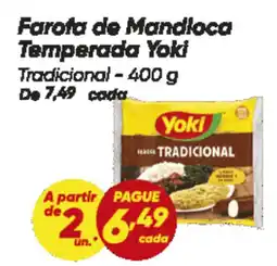 Dia Farofa de Mandloca Temperada Yoki Tradicional oferta