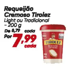 Dia Requeijão Cremoso Tirolez oferta
