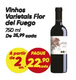 Dia Vinhos Varietais Flor del Fuego oferta