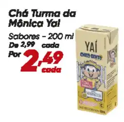 Dia Chá Turma da Mônica Yal Sabores oferta
