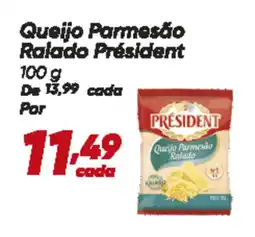 Dia Queijo Parmesão Ralado Président oferta