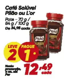 Dia Café Salúvel Pilão ou L'or oferta