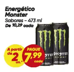 Dia Energético Monster Sabores oferta