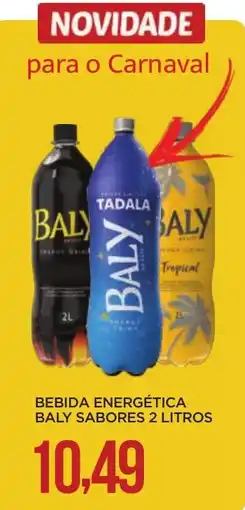 Apoio Mineiro Bebida energética baly sabores oferta