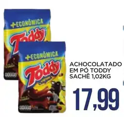 Apoio Mineiro Achocolatado em pó toddy sachê oferta