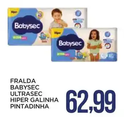 Apoio Mineiro Fralda babysec ultrasec hiper galinha pintadinha oferta