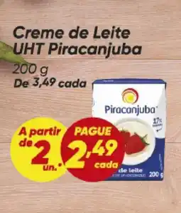 Dia Creme de Leite UHT Piracanjuba oferta