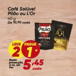 Dia Café Solúvel Pilão ou L'Or oferta