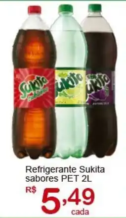 Giga Atacado Refrigerante Sukita sabores PET oferta