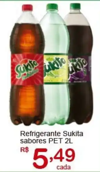 Refrigerante Sukita sabores PET