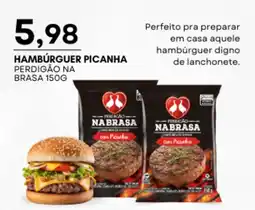 Mercadão Atacadista Hamburguer picanha perdigão na brasa oferta
