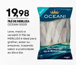 Mercadão Atacadista Filé de merluza oceani oferta