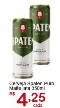 Giga Atacado Cerveja Spaten Puro Malte lata oferta