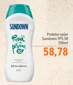 Sonda Protetor solar Sundown FPS 50 oferta