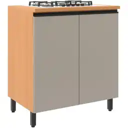 Benoit Balcão de Cozinha Andria Móveis Sul 2 Portas com Tampo oferta