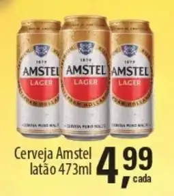 Asun Cerveja Amstel latão oferta