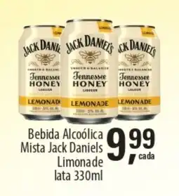 Asun Bebida Alcoólica Mista Jack Daniels Limonade lata oferta