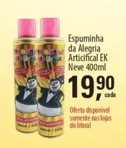Asun Espuminha da Alegria Articifical EK Neve oferta