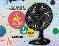Lojas Cem Ventilador mondial vsp40b oferta