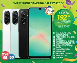 Lojas Cem Smartphone samsung galaxy a26 5g oferta