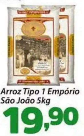 Confiança Supermercados Arroz tipo 1 Emporio Sao Joao 5kg oferta