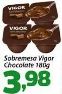 Confiança Supermercados Sobremesa Vigor Chocolate 180g oferta