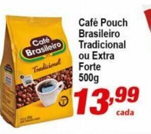 Ricoy Supermercados Cafe Pouch Brasileiro tradicional ou Extra Forte 500g oferta