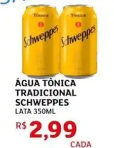 Assaí Atacadista Água tonica tradicional schweppes lata oferta