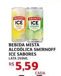 Assaí Atacadista Bebida mista alcoólica smirnoff ice sabores lata oferta