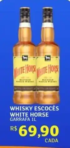 Assaí Atacadista Whisky escocês white horse garrafa oferta