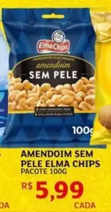 Assaí Atacadista Amendoim sem pele elma chips pacote oferta