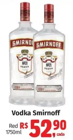 Supermercados Mateus Vodka Smirnoffr Red oferta