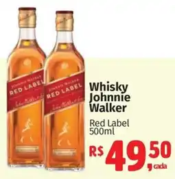 Supermercados Mateus Whisky Johnnie Walker Red Label oferta