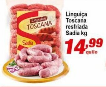 Ricoy Supermercados Linguica Toscana resfriada Sadia 1kg oferta