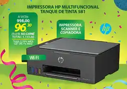 Lojas Cem Impressora hp multifuncional tanque de tinta 581 oferta