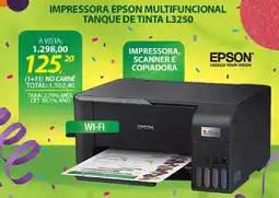 Lojas Cem Impressora epson multifuncional tanque de tinta l3250 oferta