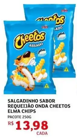 Assaí Atacadista Salgadinho sabor requeijão onda cheetos elma chips oferta