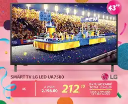 Lojas Cem Smart tv lg led ua7500 oferta