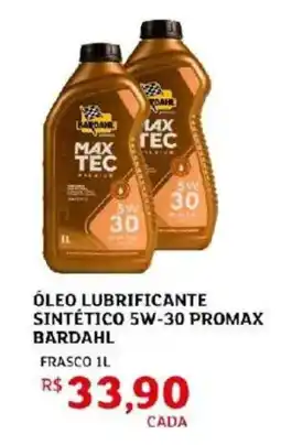 Assaí Atacadista Óleo lubrificante sintético 5w-30 promax bardahl oferta