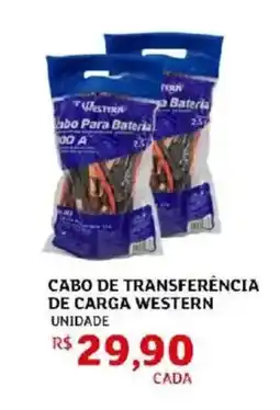 Assaí Atacadista Cabo de transferência de carga western unidade oferta