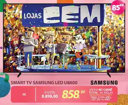 Lojas Cem Smart tv samsung led u8600 oferta