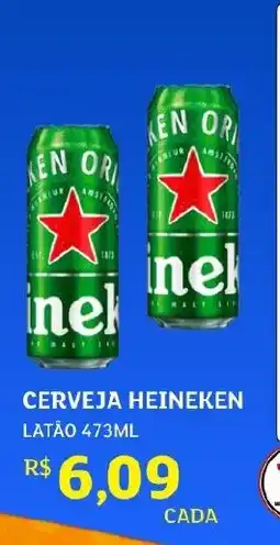 Assaí Atacadista Cerveja heineken latão oferta