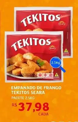 Assaí Atacadista Empanado de frango tekitos seara pacote oferta