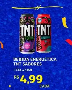 Assaí Atacadista Bebida energética tnt sabores oferta