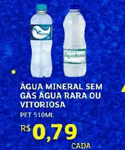 Assaí Atacadista Água mineral sem gás água rara ou vitoriosa oferta